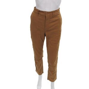 J Crew Women Brown Chino Cotton Pants Tall Inseam 29 Size 27